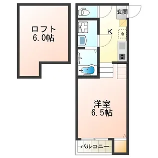 ハーモニーテラス清水丘【0103号室】の間取り