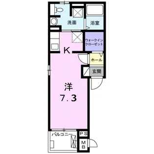 ガーデン・ベル【1階】の間取り