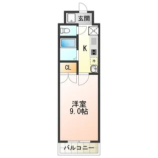 プランドール住吉【2階】の間取り