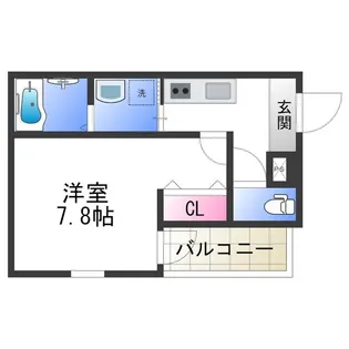 フジパレス今川駅東Ⅲ番館【0101号室】の間取り