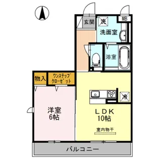 ディアコート【1階】の間取り