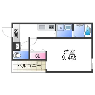 フジパレス今川駅東Ⅰ番館【1階】の間取り