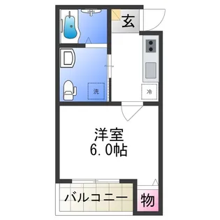 CRASTINE小路東A【1階】の間取り