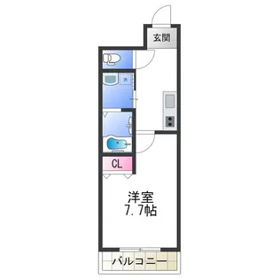フジパレス阪南町Ⅲ番館【2階】の間取り