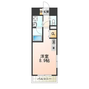 フェアリーコートあびこ【0804号室】の間取り