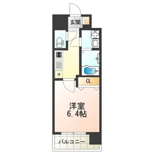 Luxe田辺【9階】の間取り