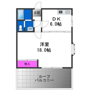アメニティ福寿【4階】の間取り