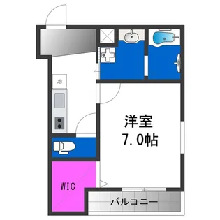 フジパレス長居西Ⅲ番館【3階】の間取り