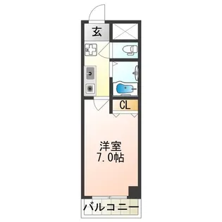 グランディール阪南町Ⅱ番館【3階】の間取り