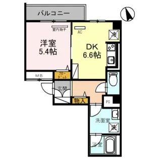 D−residence 長居【3階】の間取り