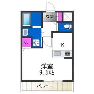 ISE伊勢住宅 住之江7407【1階】の間取り