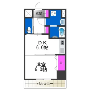 アーバンパーク住之江公園Ⅱ【0801号室】の間取り