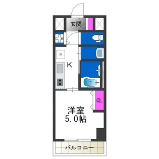 アーバンパーク住之江公園Ⅱ【0303号室】の間取り