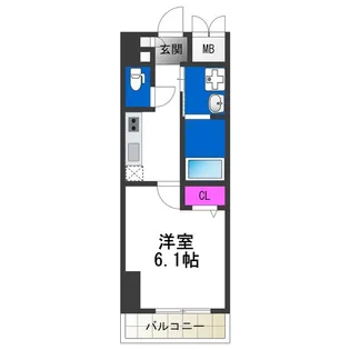 アーバンパーク住之江公園Ⅰ【0606号室】の間取り