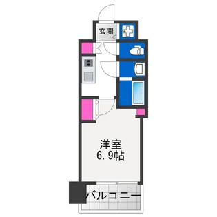 スプランディッド天王寺Ⅲ【2階】の間取り