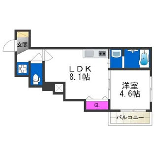 F ASECIA KASTALIA【2階】の間取り