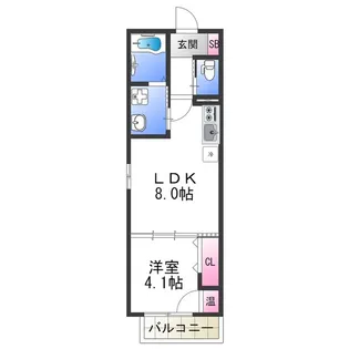 F asecia Rad【1階】の間取り