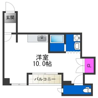 ネイビーブルⅡ【5階】の間取り