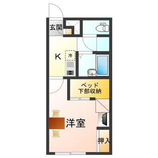 レオパレスステラ【207号室】の間取り