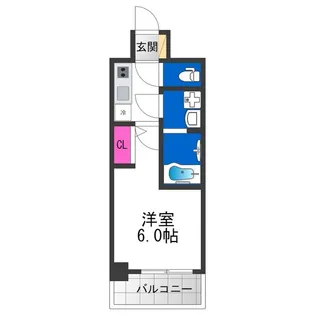 エスリードレジデンス大阪天王寺【12階】の間取り