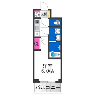エスリードレジデンス大阪天王寺【3階】の間取り