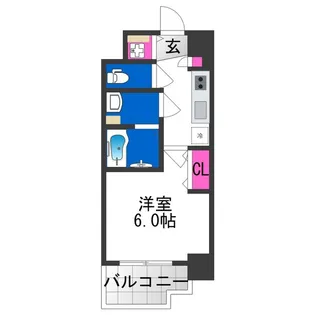 スプランディッド阿倍野【2階】の間取り