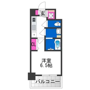 スプランディッド阿倍野【2階】の間取り