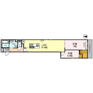 グランジュテⅡ【2階】の間取り