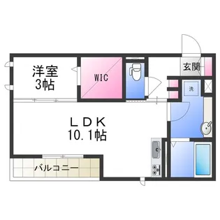 プランドール・TⅠ【1階】の間取り