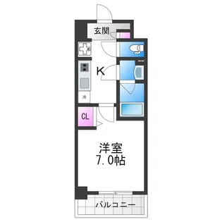 ソフィア阿倍野【304号室】の間取り