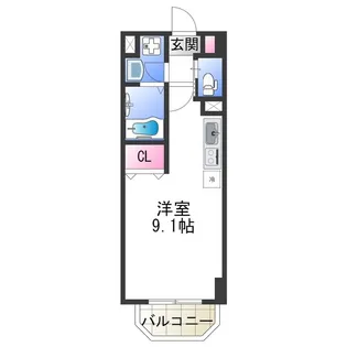 クリスタルエレガンス・EAST【2階】の間取り