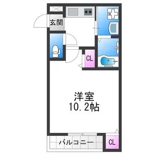 フジパレス今川Ⅴ番館【1階】の間取り