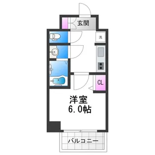 Le−Bear天王寺東【5階】の間取り