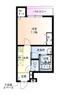 フジパレス住吉公園西【3階】の間取り