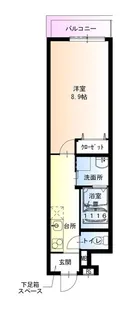 フジパレス住之江通Ⅰ番館【3階】の間取り