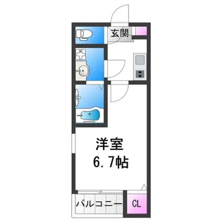 南大阪ミカーサ【2階】の間取り