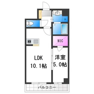 グランパシフィック花園innovation【7階】の間取り