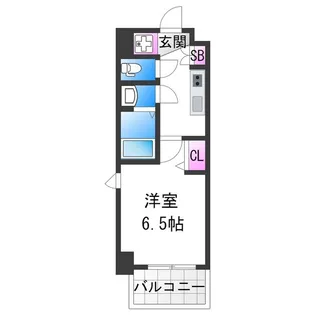 フォーリアライズ天王寺セラス【2階】の間取り