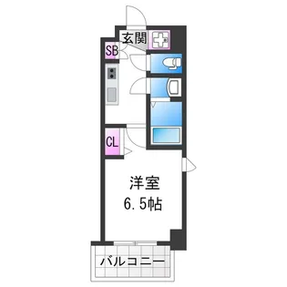 フォーリアライズ天王寺セラス【7階】の間取り