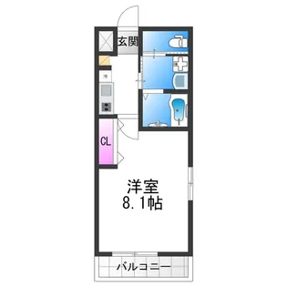 リアコート北田辺【3階】の間取り