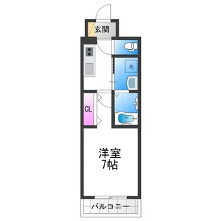 アーバンパーク田辺【7階】の間取り