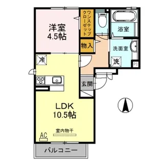 dear court【2階】の間取り