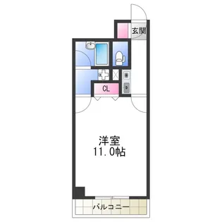 ホワイエ阪南【5階】の間取り