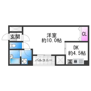 ガーデンコート山之内【2階】の間取り
