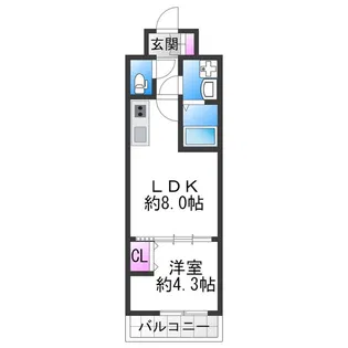 Jino花園町【5階】の間取り