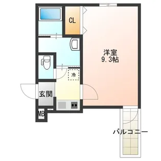フジパレス今川Ⅴ番館【303号室】の間取り