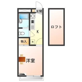 レオパレスカルチェ【3階】の間取り