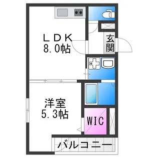 フジパレス エン【3階】の間取り