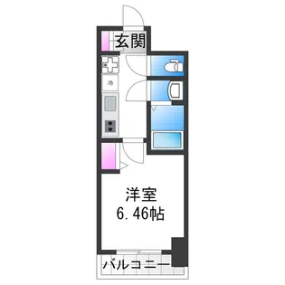 LUXENA住之江公園【15階】の間取り