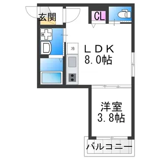 F asecia algol【1階】の間取り